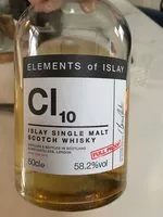 Sucre et nutriments contenus dans Elements or islay