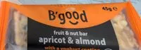 Sokerin määrä sisällä Fruit and Nut bar Almond and Apricot