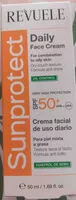 Amount of sugar in Daily face cream, sunprotect