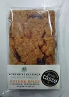 Gula dan nutrisi di dalamnya Yorkshire flapjack