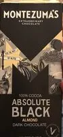 Quantité de sucre dans Absolute black almond dark chocolate
