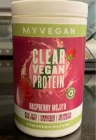 İçindeki şeker miktarı Clear vegan protein rasberry mojito