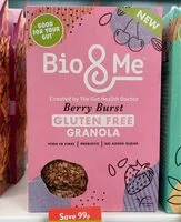 Количество сахара в Berry Burst Gluten Free Granola