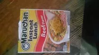 Jumlah gula yang masuk Instant Beef Ramen