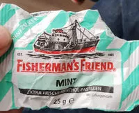 Sucre et nutriments contenus dans Fisherman s friend