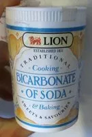 入っている砂糖の量 Bicarbonate of soda