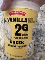 चीनी की मात्रा Vanilla Lowfat Greek Yogurt