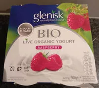 Sokerin määrä sisällä Bio Live Organic Yogurt (Raspberry)