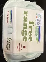 Zuckermenge drin Very large Eggs - free range - Ballyfree
