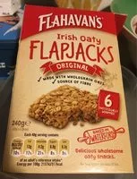 Suhkru kogus sees Irish Oaty Flapjacks Original 6 x (240g)