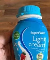 Amount of sugar in Light cream