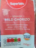 Amount of sugar in Spanish Chorizo Ring