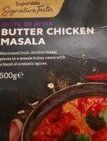 Amount of sugar in Butter chicken masala