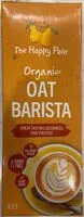Amount of sugar in Organic oat barista oat milk
