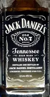 Zuckermenge drin Jack Daniel's Tennessee Whiskey