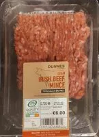Cantidad de azúcar en Lean Irish Beef Mince