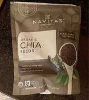 入っている砂糖の量 Organic chia seeds
