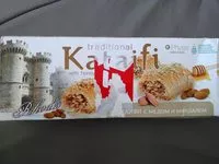 İçindeki şeker miktarı Kataifi with honey & almonds