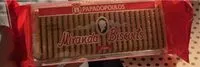 Sokerin määrä sisällä Miranda Biscuits