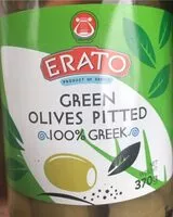 Quantité de sucre dans Green olives pitted