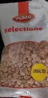 Sokerin määrä sisällä Unsalted nuts