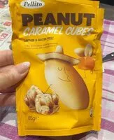 Sokerin määrä sisällä Peanut caramel cubes