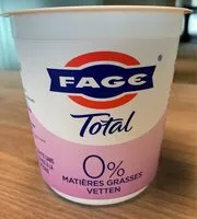 चीनी की मात्रा FAGE Total 0 %