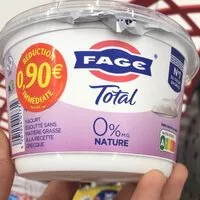 चीनी की मात्रा FAGE Total 0%