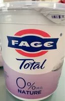 चीनी की मात्रा FAGE Total 0%