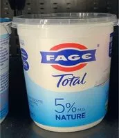 चीनी की मात्रा FAGE Total 5%