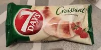 Zuckermenge drin Croissant with strawberry filling