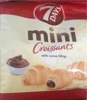 Zuckermenge drin 7 Days Mini Croissants With Cocoa Filling