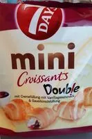 Sokerin määrä sisällä Mini croissants double cherry