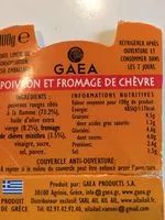 Amount of sugar in Poivron et fromage de chèvre à tartiner