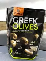 Amount of sugar in Greek Olives