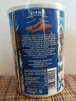 चीनी की मात्रा Barquillos rellenos de crema de chocolate