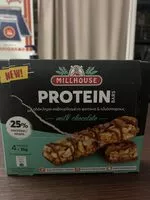 Cantidad de azúcar en Protein bars milk chocolate
