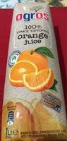 चीनी की मात्रा Jus d'orange