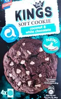 Количество сахара в Soft King бисквити с кокос и бял шоколад