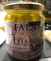 Sucre et nutriments contenus dans Falani