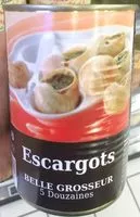 İçindeki şeker miktarı Escargots Belle Grosseur