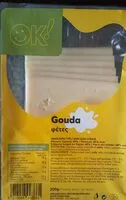 Jumlah gula yang masuk Gouda σε φέτες