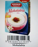 İçindeki şeker miktarı Mohalabia