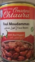 Cantidad de azúcar en CONSERVES MODERNES CHTAURA - Foul Moudammas With Red Peppers 400 GR