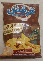 Quantité de sucre dans tortilla chips caramelized onion