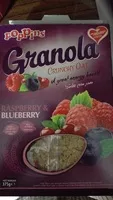 Amount of sugar in Granola Crunchy Oat Raspberry &  Blueberry