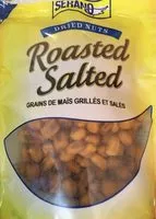 Suhkru kogus sees Roasted salted - grains de maïs grillés et salés