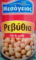 Amount of sugar in Chickpeas