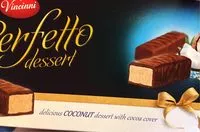 Jumlah gula yang masuk Perfetto dessert, Kokos