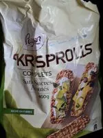 入っている砂糖の量 Krisprolls petits pains suédois complets